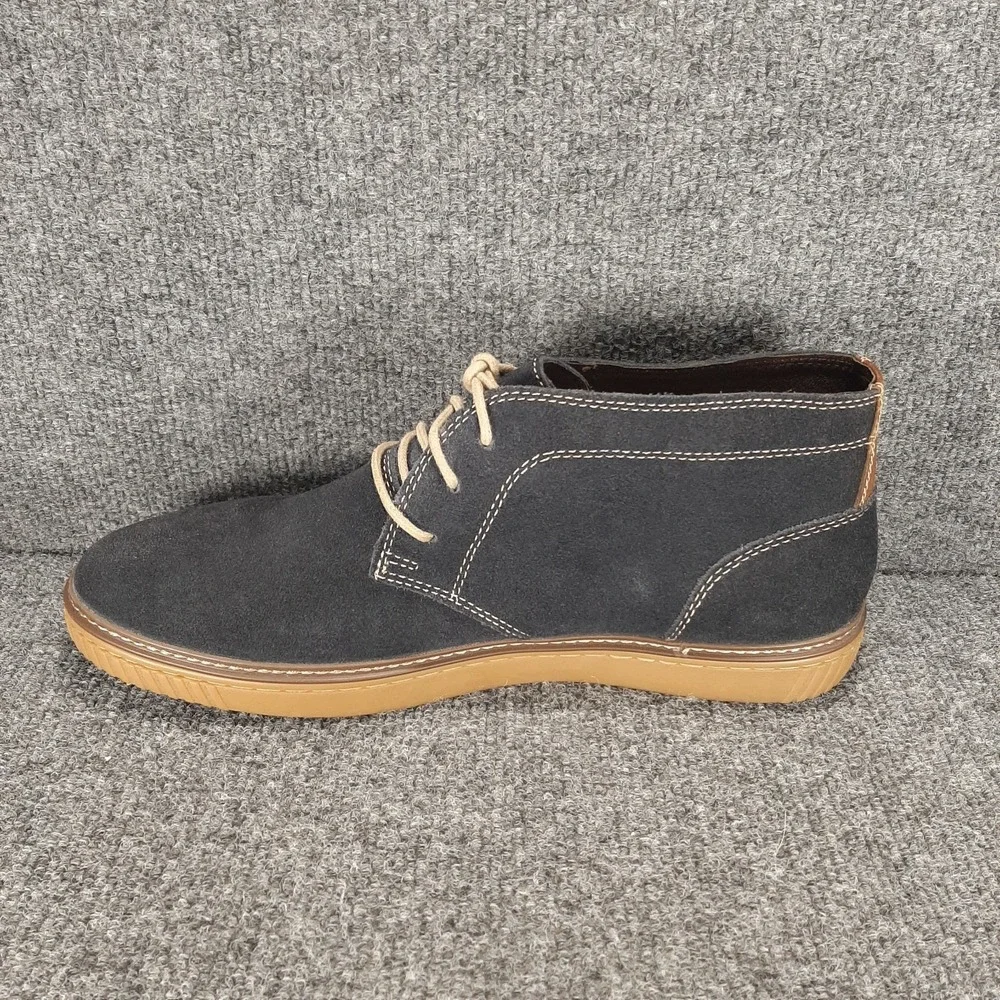 Johnston & Murphy Men's Wallace Chukka Boot Size 11M DK Blue Suede 25-2349 EUC